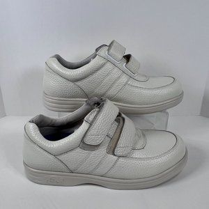 Dr. Comfort Collette White Leather Orthopedic Athletic Shoe‎ Women's SZ 9W